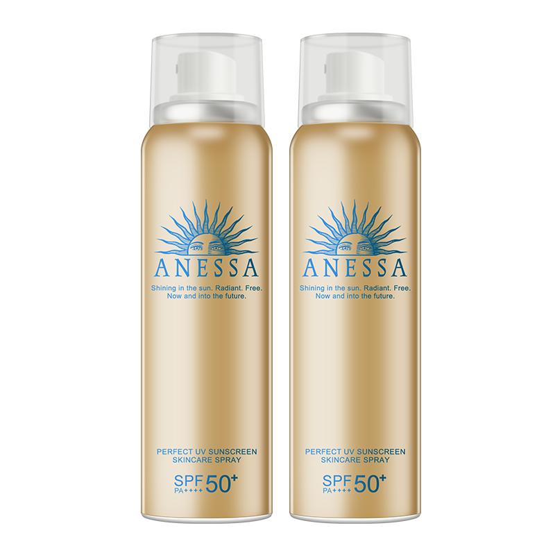 【自营】ANESSA/安热沙安耐晒水能防晒喷雾60ml*2面部全身户外