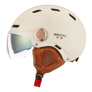 国标3C认证BEON电动车摩托车头盔四分之三半盔复古四季安全帽保暖