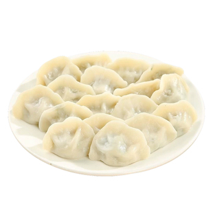 大娘手包韭菜鸡蛋水饺速食速冻饺子新鲜食材手包水饺早餐商用蒸饺