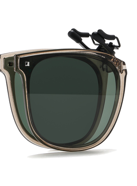 可折叠墨镜夹片式女款可上翻偏光