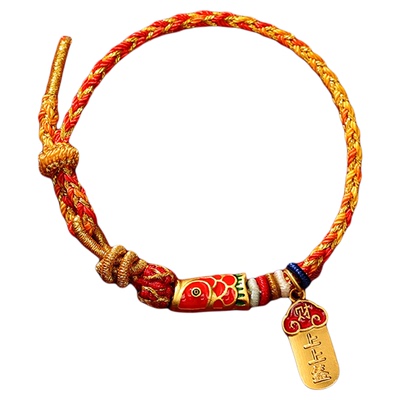 【普陀山官方】金榜题名锦鲤手绳