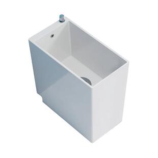 洗拖把池家用卫生间地盆带龙头孔拖布池窄长型小号阳台墩布槽陶瓷