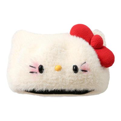 贝雷帽逛街甜美可爱秋冬可爱KT猫