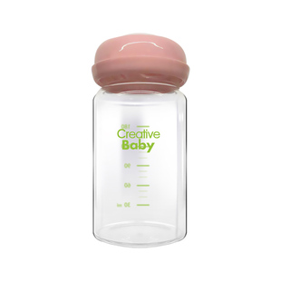 Creative Baby储奶瓶玻璃保鲜瓶宽口径母乳储存瓶贝瑞克储奶瓶
