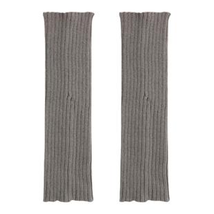 抵达一楼 针织堆堆袜套女款百搭灰色jk小腿袜简约白色辣妹y2k腿套