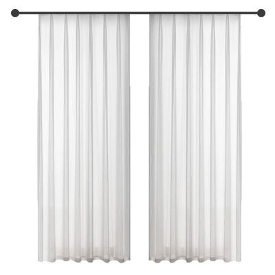 纱帘透光不透人网红竖百叶白纱