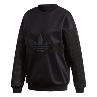Adidas/阿迪达斯官方正品三叶草女子运动休闲圆领宽松卫衣CW4961