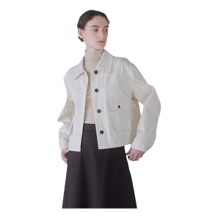 时尚百搭短款工装外套女2024春季洋气高端减龄高级感显高显瘦夹克