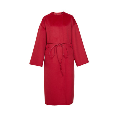 超细小山羊绒大气重工大衣