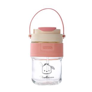 网红ins风可乐杯创意家用饮料杯耐高温玻璃杯易拉罐果汁杯奶茶杯