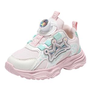 班纳米菲春秋女童鞋子宝宝2-6岁3秋季儿童小女孩运动鞋小童纽扣鞋