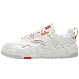 乔丹板鞋男鞋2026春季新款皮面小白鞋子麦穗鞋低帮休闲运动鞋潮鞋