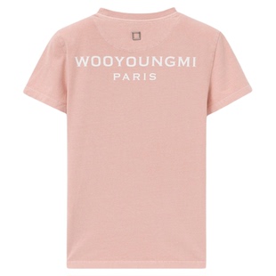 新品WOOYOUNGMI26春夏女士简约经典时尚休闲通勤日常舒适短袖T恤