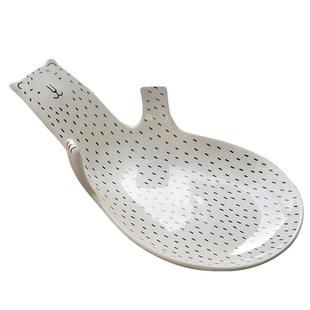 生活原本出口小北极熊汤勺收纳架锅铲置物架筷子架陶瓷置物架超萌