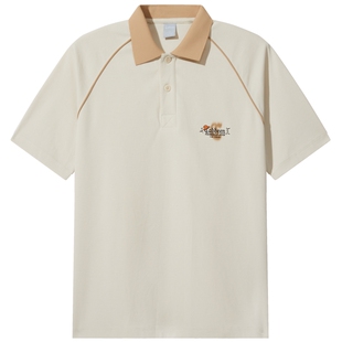 官方正品男装夏新款凉感休闲POLO衫男潮流百搭华夫格短袖t恤