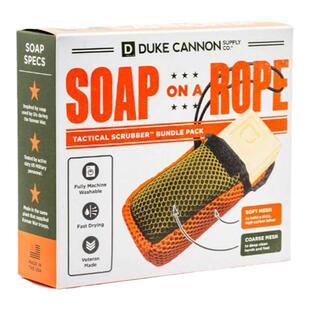 Duke Cannon美国 波旁威士忌男士香皂战术洁面沐浴起泡网袋套装