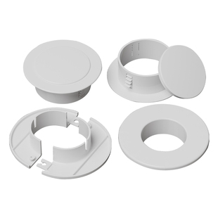 墙洞装饰盖遮丑盖水管管道遮挡贴空调口补洞电线预留孔盖堵塞分体