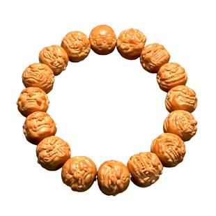 恶僧高品质猴头手串高端真品文玩核雕精品男士盘玩男款手链橄榄核