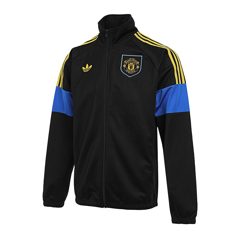 adidas阿迪达斯男子曼联足球运动训练针织立领夹克外套KC7793