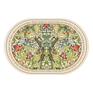 美式复古浴室洗澡间地垫家用卫生间厕所门口吸水防滑脚垫门垫软垫