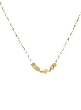 八方来财碎银子小方糖项链女轻奢小众高级感锁骨链2025年新款百搭