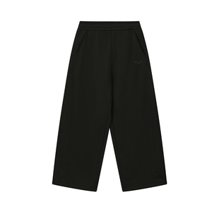 易烊千玺同款FILA斐乐官方男士针织长裤2026春新款加绒弯刀运动裤