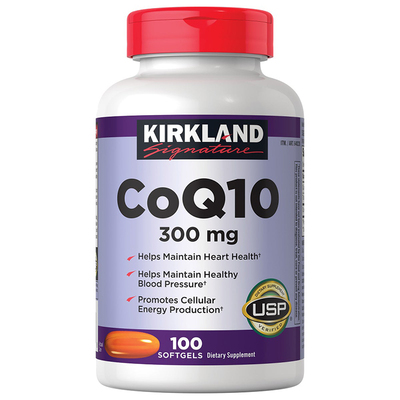 保税现货 美国Kirkland科克兰Q10辅酶胶囊心脏健康300mg100粒
