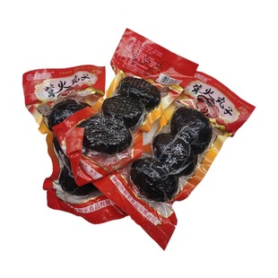 湖南邵阳猪血柴火丸子烟熏豆腐干宝庆特产手工腊味猪血圆子粑228g