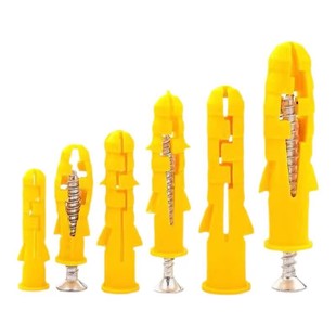 小黄鱼膨胀管 塑料膨胀管 塑料膨胀螺丝 膨胀胶塞 胀塞 M6 M8