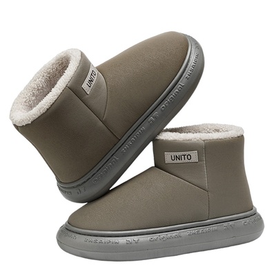 【男士棉鞋防水全包跟男款冬季】