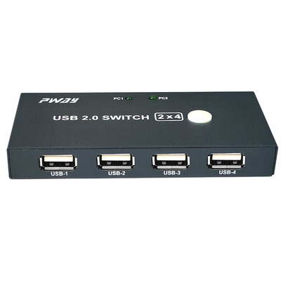 USB切换器2进4出鼠标键盘共享