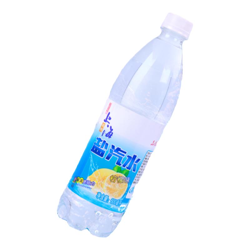 上海风味盐汽水柠檬味整箱600ml*24瓶无糖气泡水防暑解渴碳酸饮料