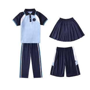 辽宁省锦州市统一校服夏季初中高中小学生运动班服三件套春秋班服