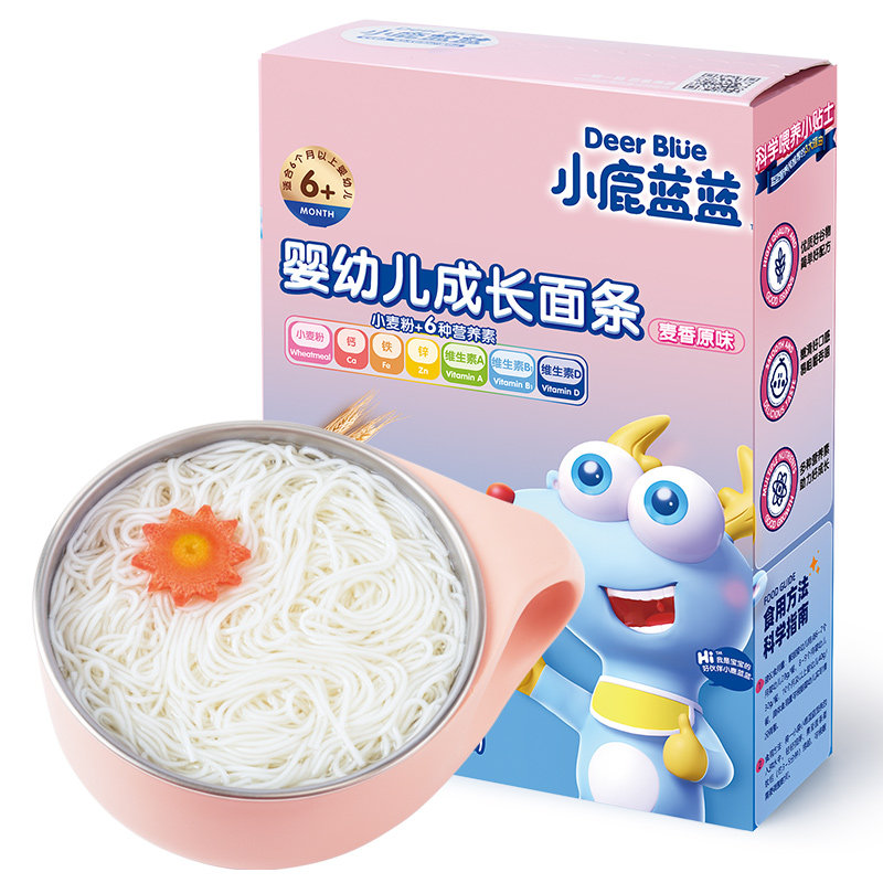 小鹿蓝蓝多口味婴幼儿成长面条