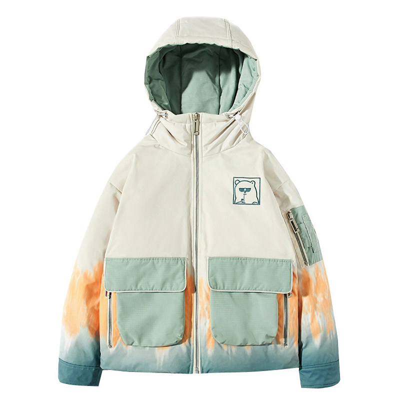 独特羽绒服超好看短款2023冬季小个子高端设计感学生连帽厚外套女