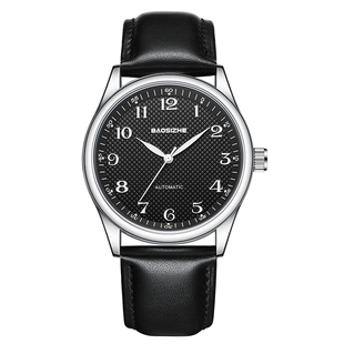 考试专用全自动机械手表男款女款静音国考公务员考公初中高中学生