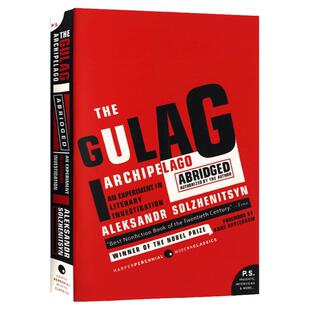 古拉格群岛 英文原版 The Gulag Archipelago 民族的良心文化的使者 诺贝尔文学奖得主 索尔仁尼琴 进口英语书籍