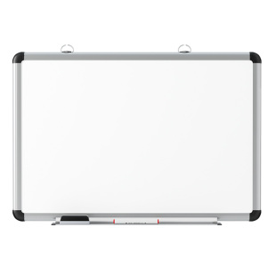 得力白板写字板挂式双面办公书写壁挂黑板儿童家用教学单面商用小黑板可擦磁性小白板画板挂墙式白班写字板