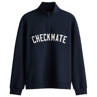 HM男装女装卫衣冬季重磅美式宽松拉链情侣装套衫1307187