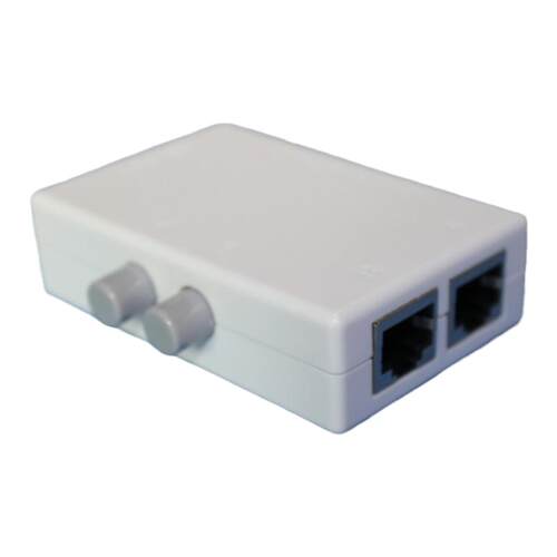 全新正品迈拓MT-RJ45-2M 网络切换器2进1出 笔记本电脑内外网切换