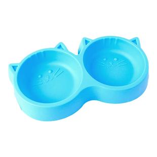 猫碗双碗猫食盆猫饭盒 猫水碗猫粮盆猫水盆猫咪用品