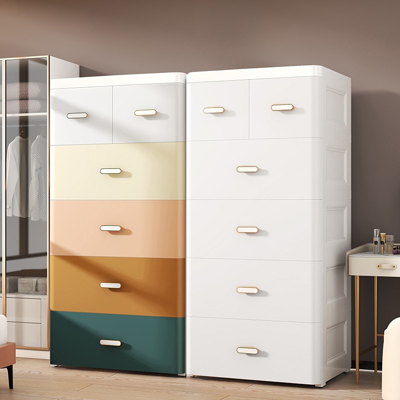 简易衣柜家用卧室抽屉式储物柜靠墙收纳柜子大容量多功能儿童衣柜