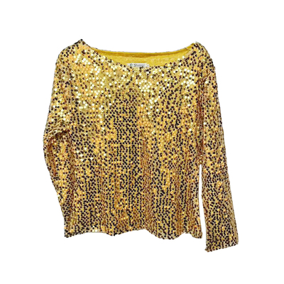 长袖亮片欧美街头男女套头上衣