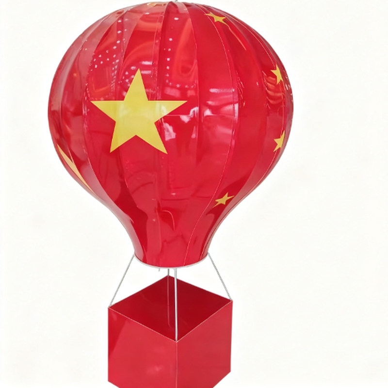 新款热气球美陈网红打卡场景装饰