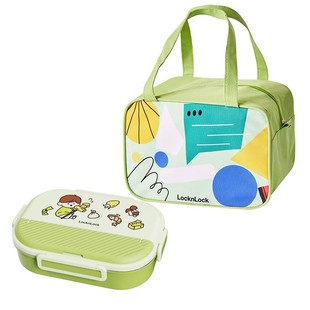 乐扣乐扣儿童饭盒小学生专用分格餐盒食堂吃饭便当盒不锈钢餐盘