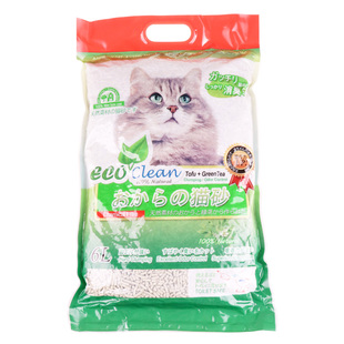 姜露宠物 NEO天净绿茶豆腐猫砂豆腐渣猫沙抹茶6L大袋超大2.8KG