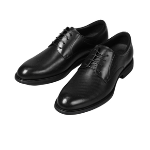 【冲孔透气】金利来男士皮鞋新款商务正装经典黑色真皮耐磨皮鞋男