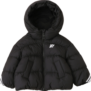 儿童羽绒服女童短款2024新款宝宝羽绒服小中童装冬90绒亲子装90绒