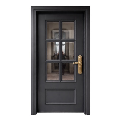 锌合金别墅玻璃阳台入户防盗门