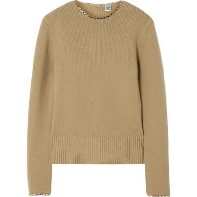 【折扣】TOTEME 秋冬女链条缀饰绵羊毛羊绒混纺毛衣